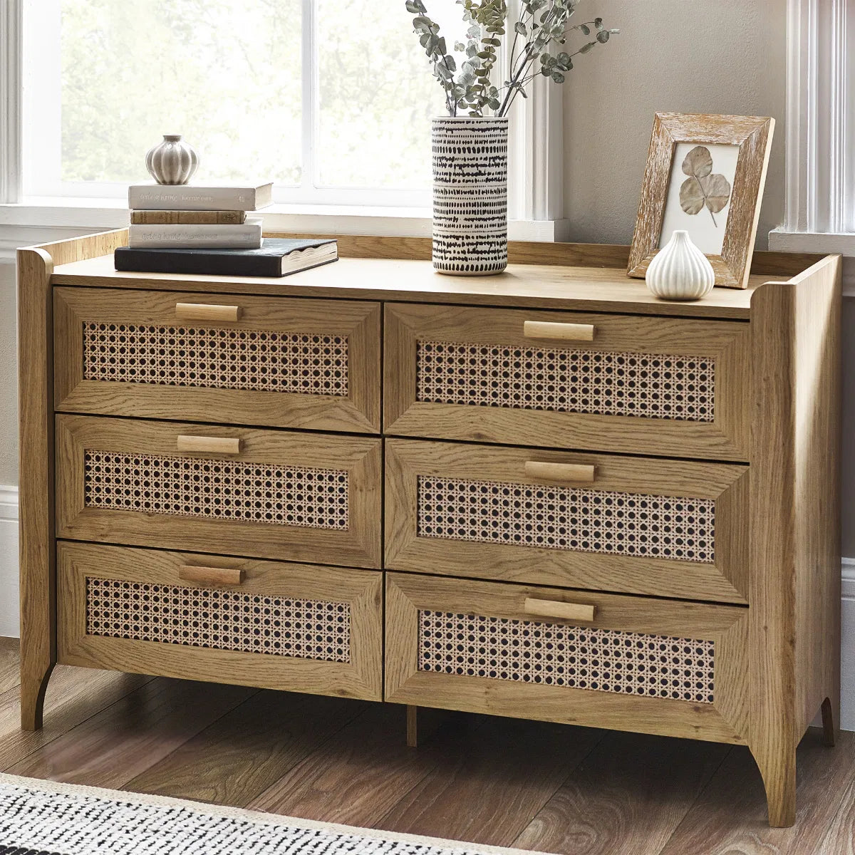 Sydney Wide Chest of 6 Drawers