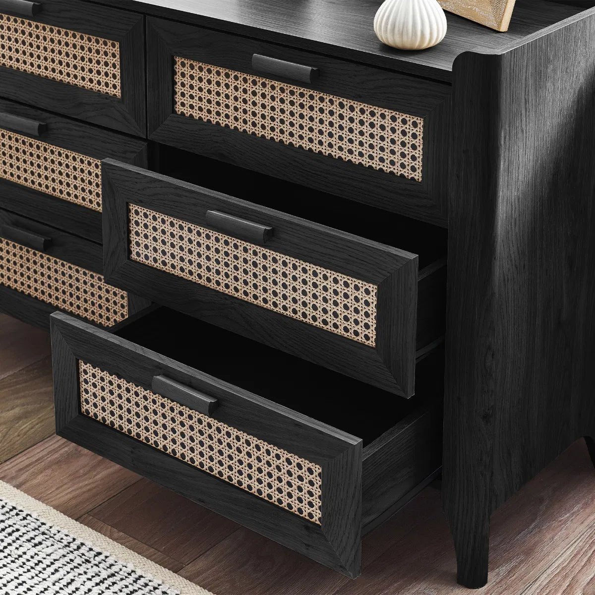 Sydney Wide Chest of 6 Drawers