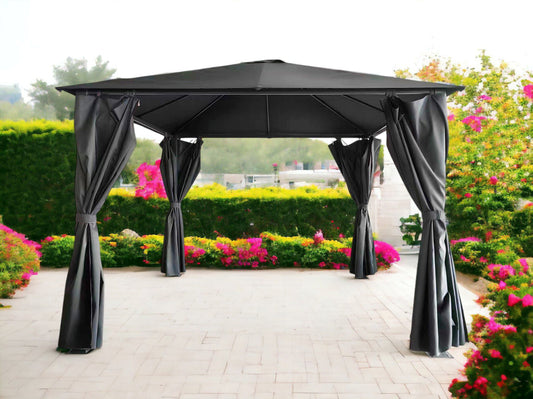 Titan 3mx3m Galvanised Steel Gazebo