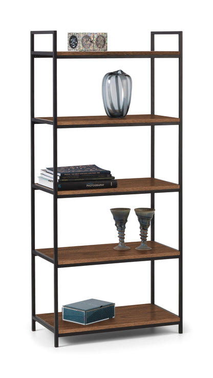 Astor Tall Bookcase Walnut Finish