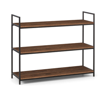 Astor Low Bookcase Walnut Finish