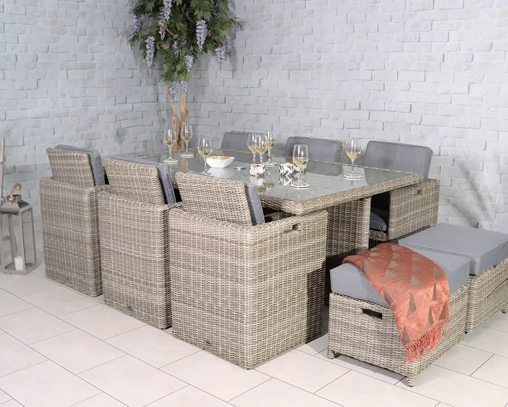 Wentworth 10 Seater Rectangular Cube Set
