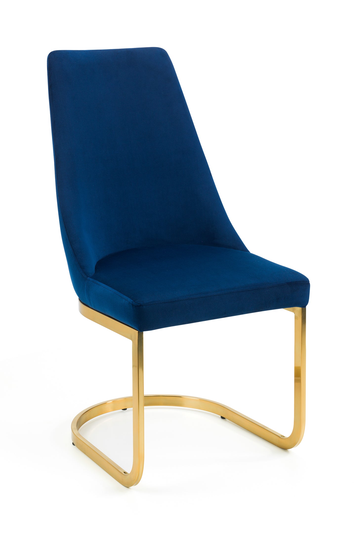 Pair of Vivaldi Dining Chairs Blue Velvet