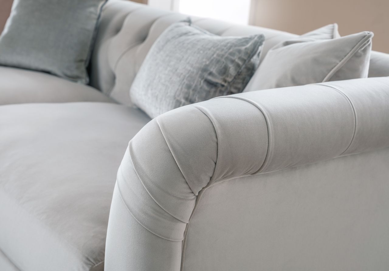 Canterbury Velvet Sofa