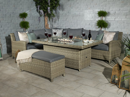 Wentworth Deluxe Rectangular Corner Dining & Lounge Set