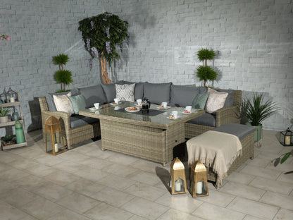 Wentworth Deluxe Rectangular Corner Dining & Lounge Set