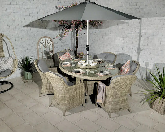 Wentworth 6 Seater Ellipse Imperial Dining Set