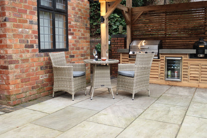 Wentworth Bistro Set with 2 Carver Chairs