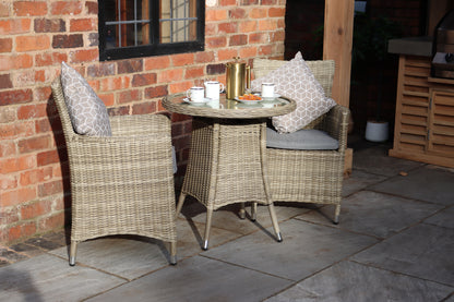 Wentworth Bistro Set with 2 Carver Chairs