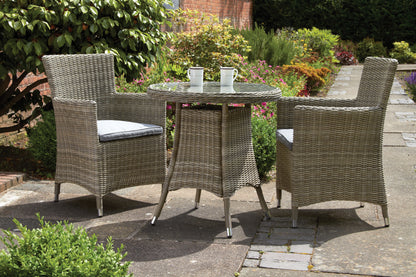 Wentworth Bistro Set with 2 Carver Chairs