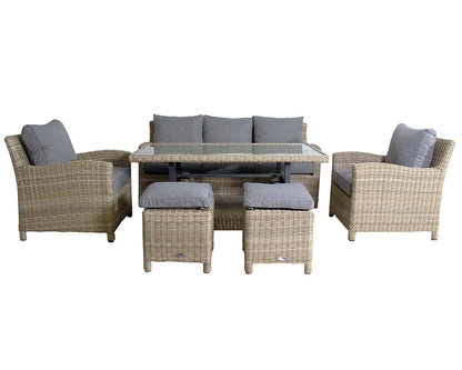 Wentworth 7 Seater Sofa Dining Set