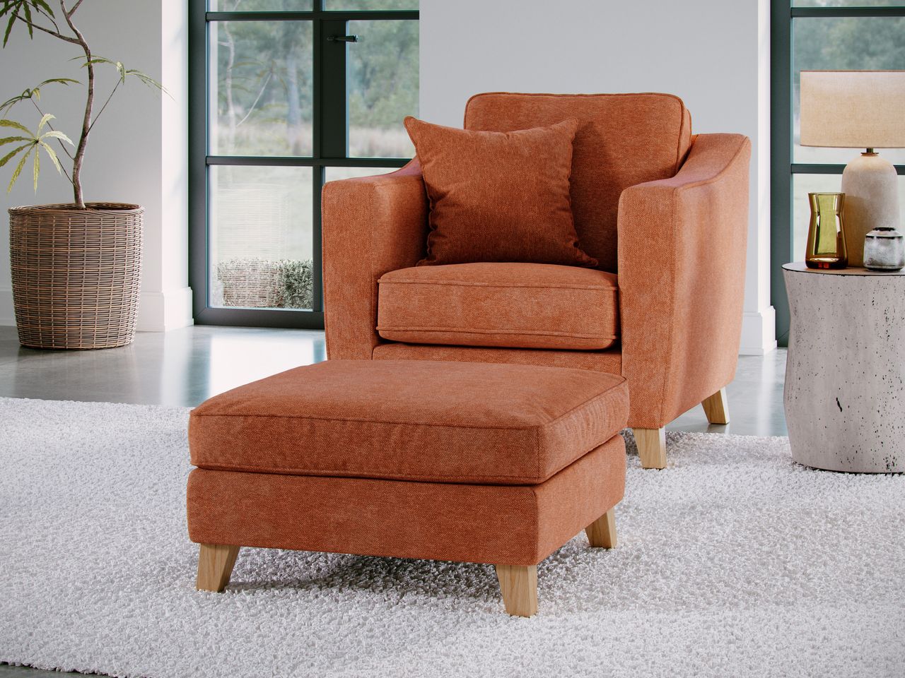 Hudson Footstool