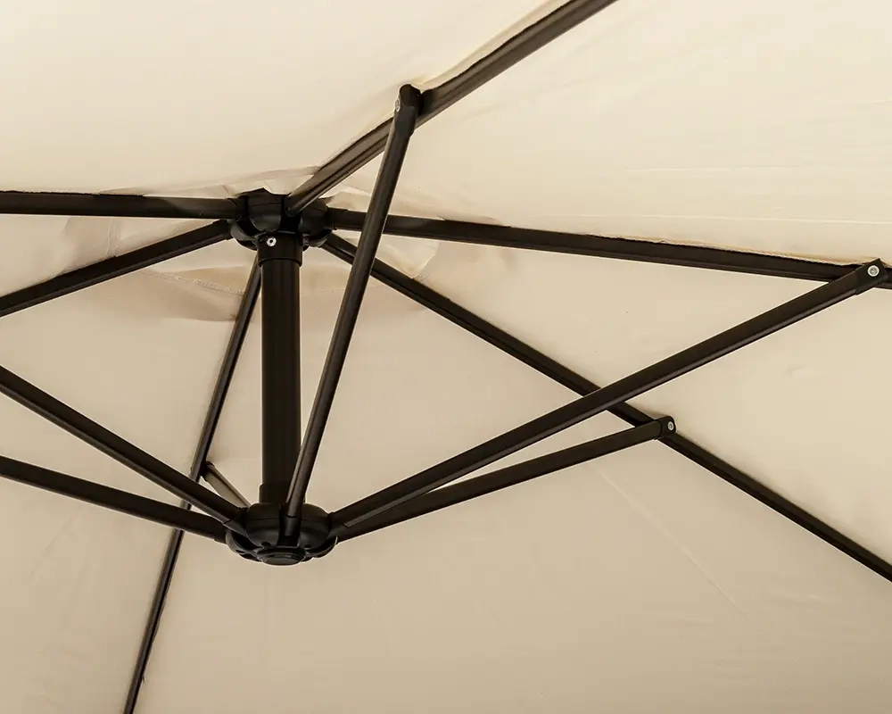 Ivory Standard Cantilever Parasol