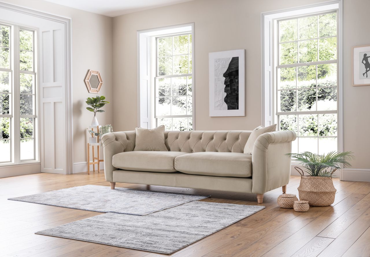 Canterbury Velvet Sofa