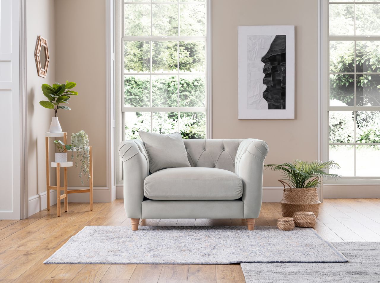 Canterbury Velvet Armchair