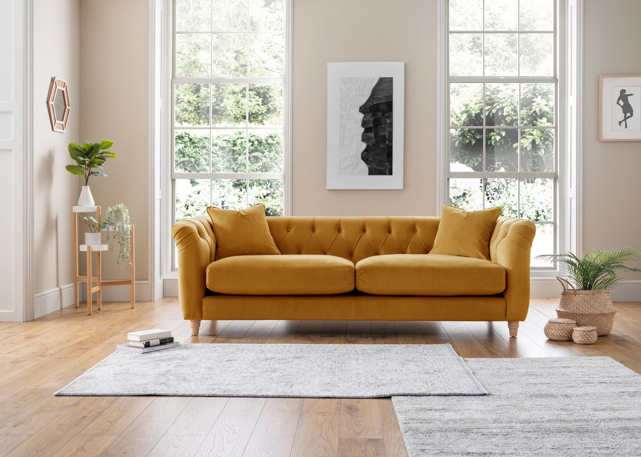 Canterbury Velvet Sofa