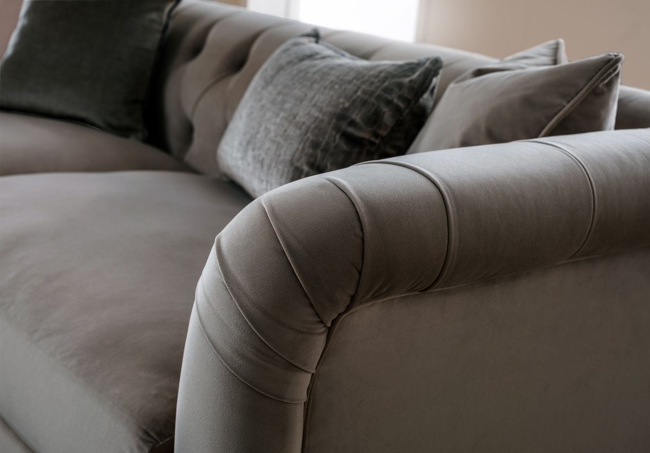 Canterbury Velvet Sofa