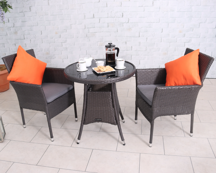 Malaga Two Seater Fixed Bistro Set