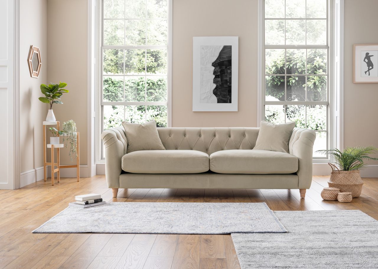 Canterbury Velvet Sofa