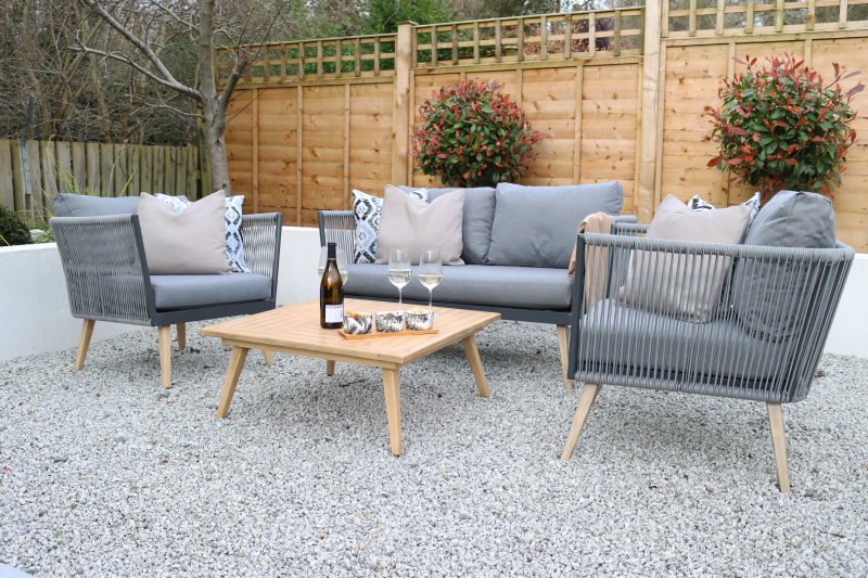 Milan 4pc Sofa Lounging Coffee Set