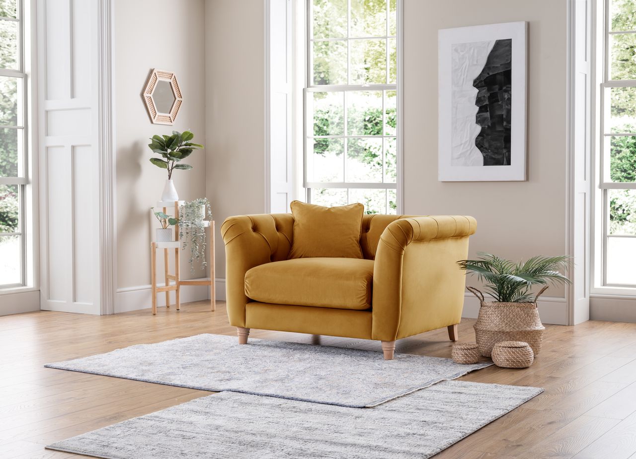 Canterbury Velvet Armchair