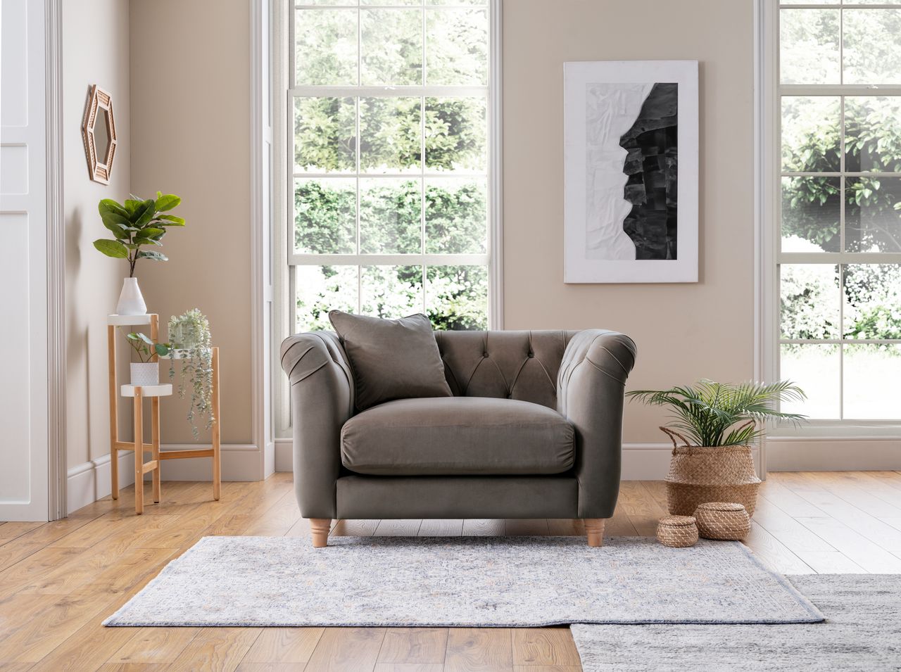Canterbury Velvet Armchair